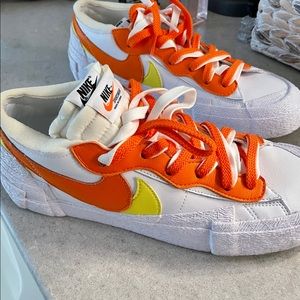 Men’s 9.5/ women’s size 11 Blazer lows by Saci. Worn 1 time by son.  Great cond